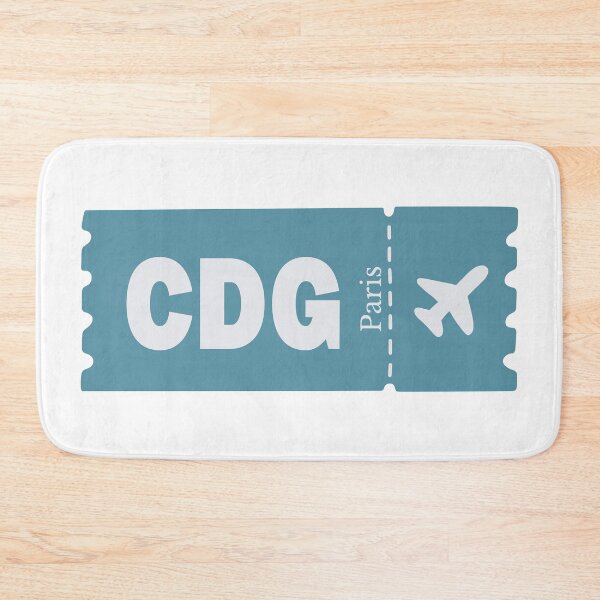 Item preview, CDG Paris Airport Code Vintage Travel Sticker - Minimalist Paris Art designed and sold by Sparkledust Creations.