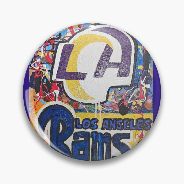 Item preview, Los Angeles Rams Fearless Abstract Force. designed and sold by S.A.F.E Colors of hope studio.