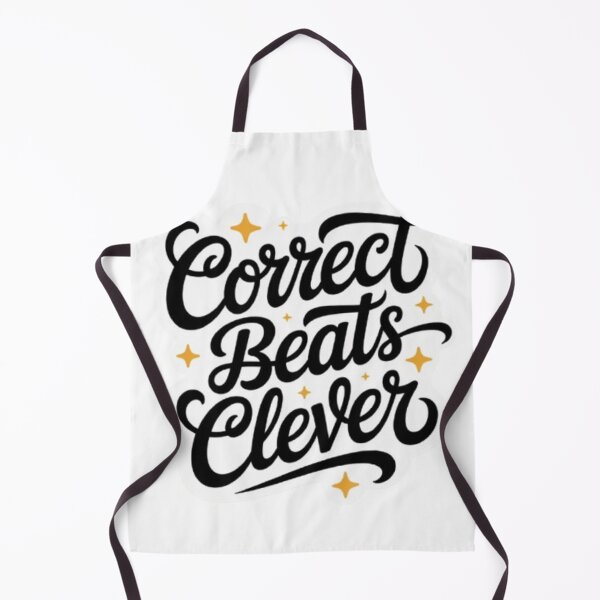 Item preview, Correct Beats Clever Statement Design designed and sold by NewUSShop.