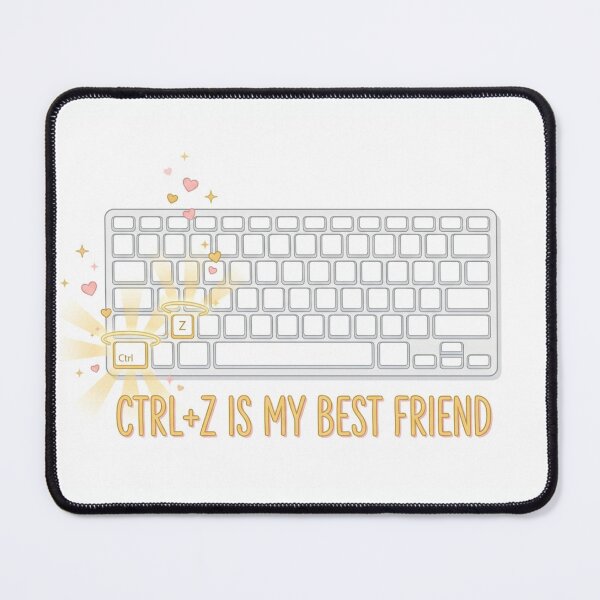 Item preview, ctrl +z is my best friend designed and sold by Designer's Funny Zone.