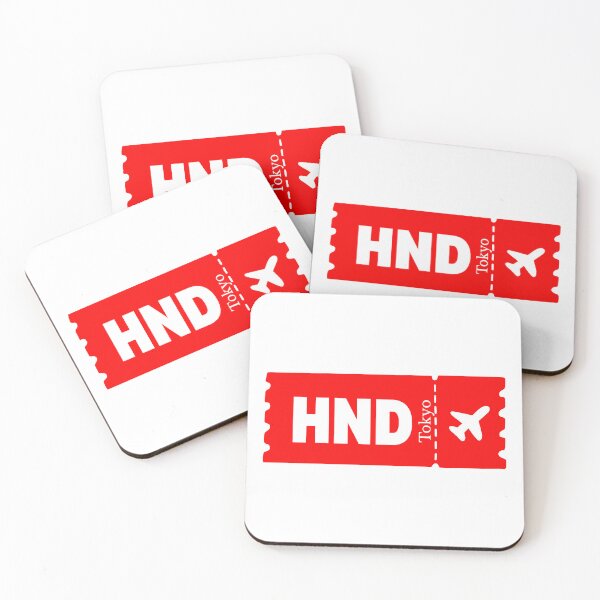 Item preview, HND Tokyo Airport Code Vintage Travel Sticker - Minimalist Tokyo Art designed and sold by Sparkledust Creations.