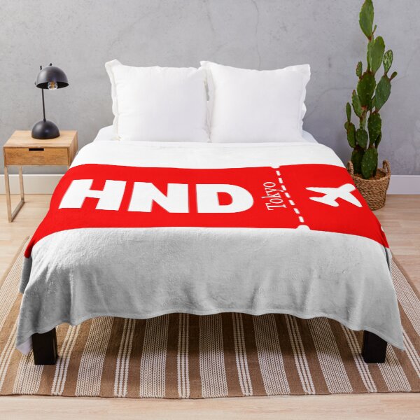 Item preview, HND Tokyo Airport Code Vintage Travel Sticker - Minimalist Tokyo Art designed and sold by Sparkledust Creations.