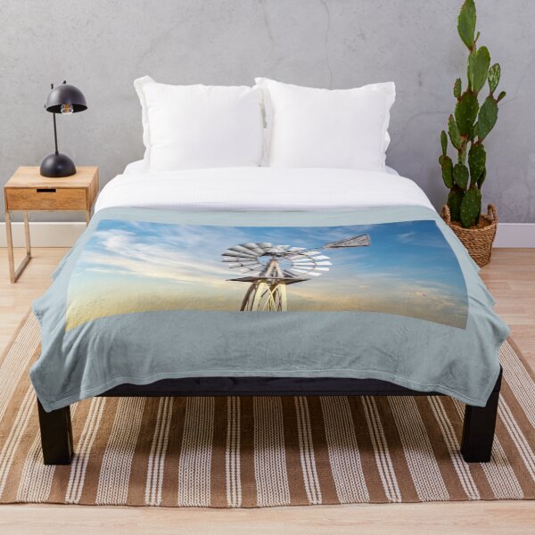 Item preview, Molino de viento contra el cielo azul designed and sold by StylishDecor.