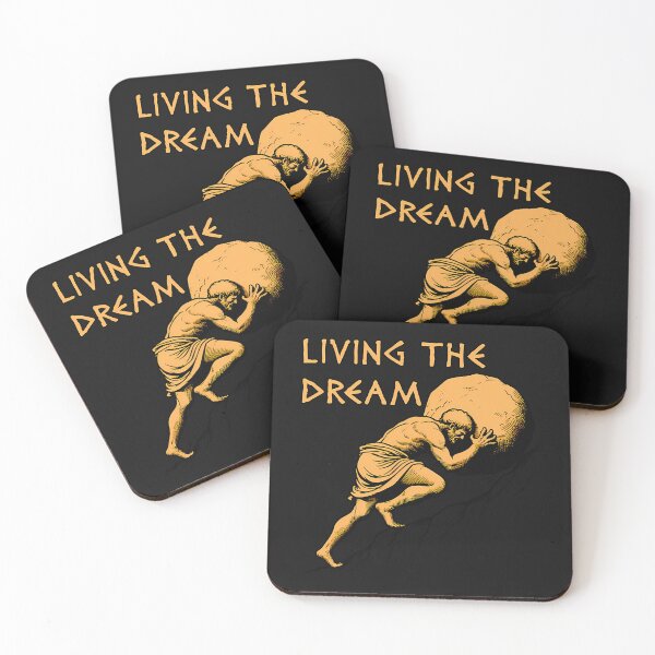 Item preview, Living The Dream - Sisyphus Greek Mythology  designed and sold by JereSenpaiYT.