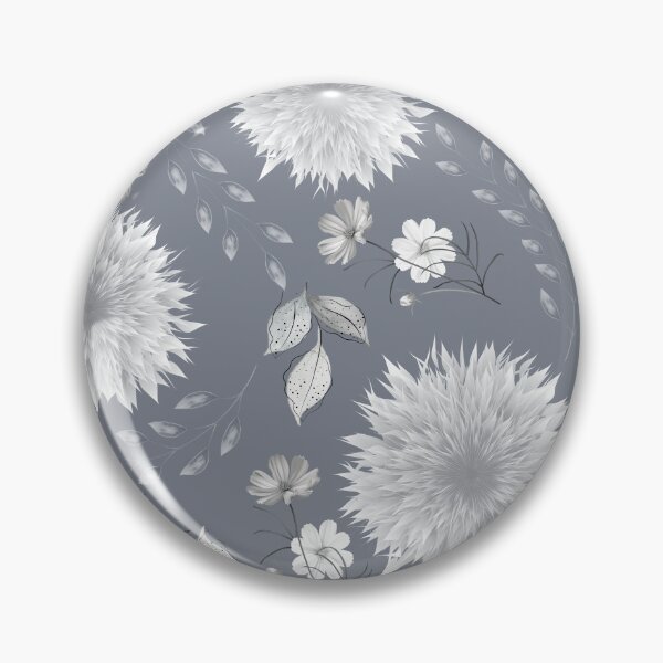 Item preview, Terrace Blossom Grey designed and sold by HerartbyHer.