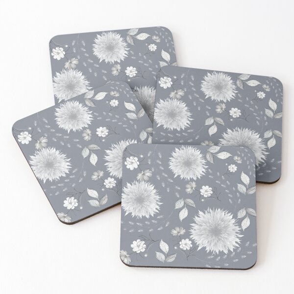 Item preview, Terrace Blossom Grey designed and sold by HerartbyHer.