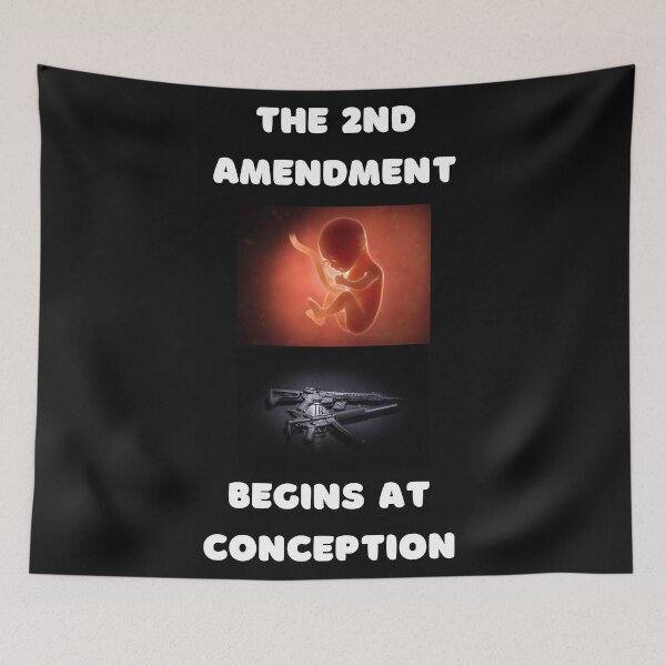Item preview, The 2nd Amendment Begins At Conception designed and sold by AJ Inapi Merch.