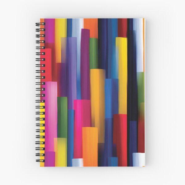 Item preview, Vibrant Colorful Abstract Vertical Brushstroke Cityscape designed and sold by DGtaLrtcom.