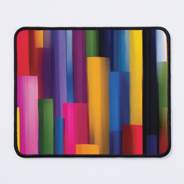 Item preview, Vibrant Colorful Abstract Vertical Brushstroke Cityscape designed and sold by DGtaLrtcom.