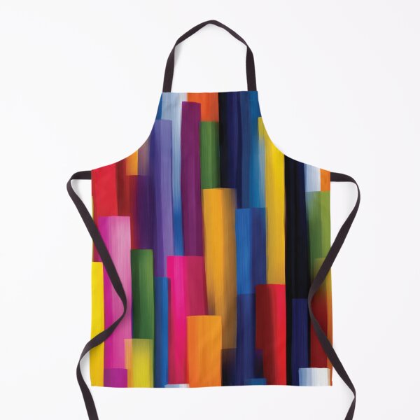 Item preview, Vibrant Colorful Abstract Vertical Brushstroke Cityscape designed and sold by DGtaLrtcom.