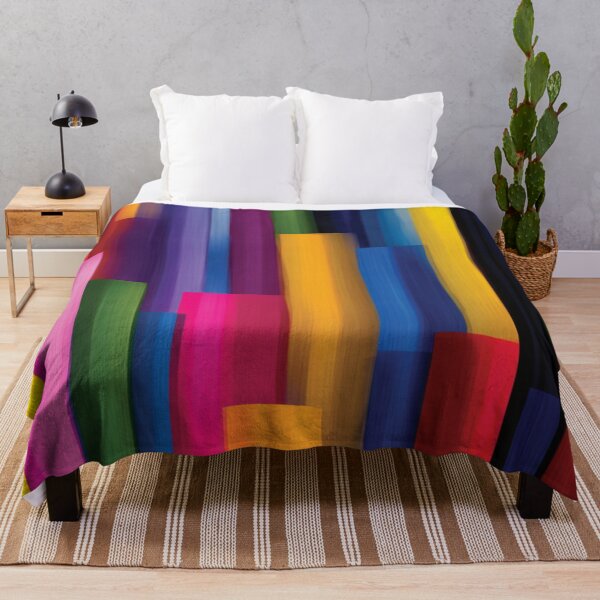 Item preview, Vibrant Colorful Abstract Vertical Brushstroke Cityscape designed and sold by DGtaLrtcom.