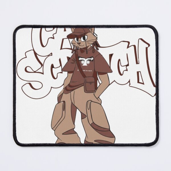Item preview, Urban Cat Scratch Streetwear - Baggy 90s Aesthetic Cat designed and sold by WelLarsDigitals.