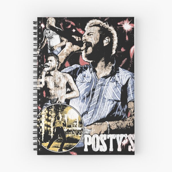 Artikelvorschau, Post Malone – Live Retro Rockstar Collage entworfen und verkauft von walburnodrake.