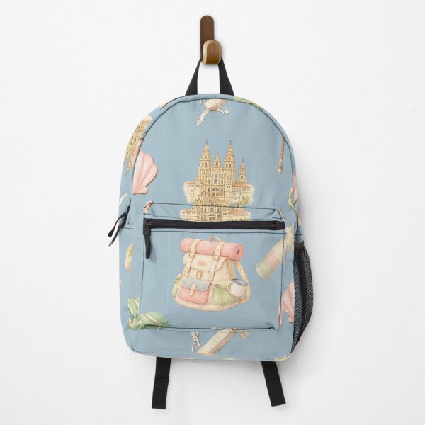 Item preview, Map Camino Frances to Santiago de Compostela with Watercolor Art designed and sold by Studio Pico.