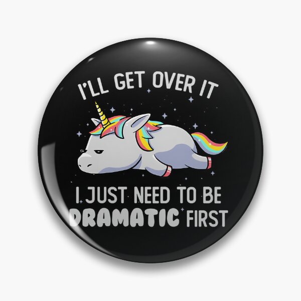 Item preview, I Just Need To Be Dramatic Lazy Unicorn Gift designed and sold by ColeOnRblx.