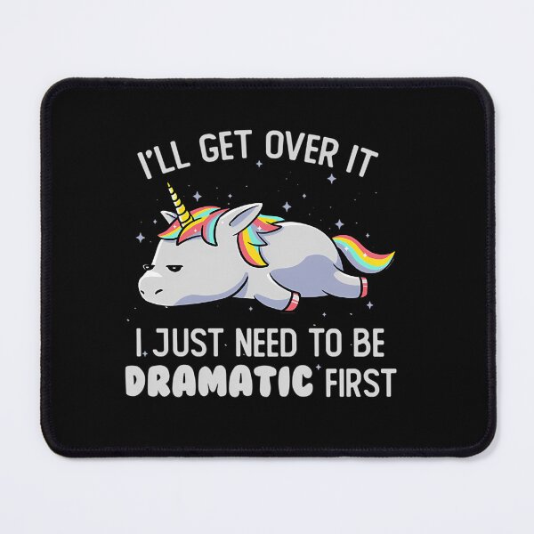 Item preview, I Just Need To Be Dramatic Lazy Unicorn Gift designed and sold by ColeOnRblx.