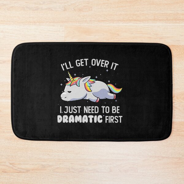 Item preview, I Just Need To Be Dramatic Lazy Unicorn Gift designed and sold by ColeOnRblx.
