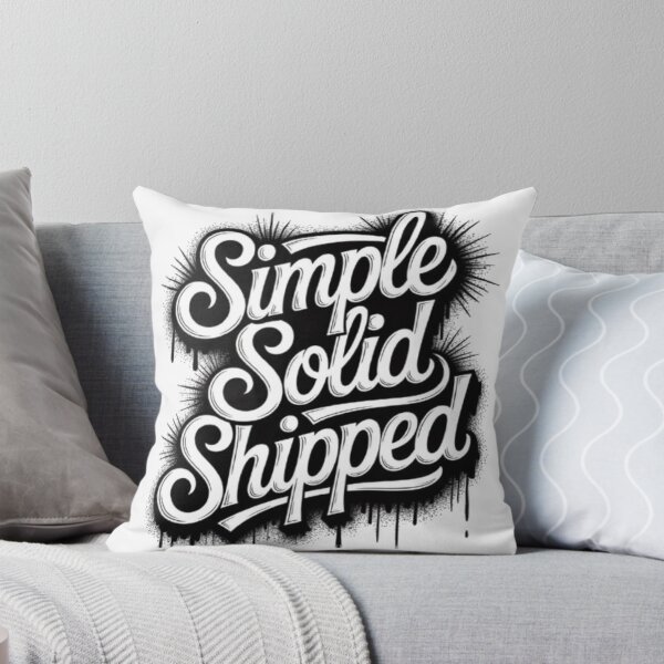 Item preview, Simple Solid Shipped Minimal Statement Design designed and sold by NewUSShop.