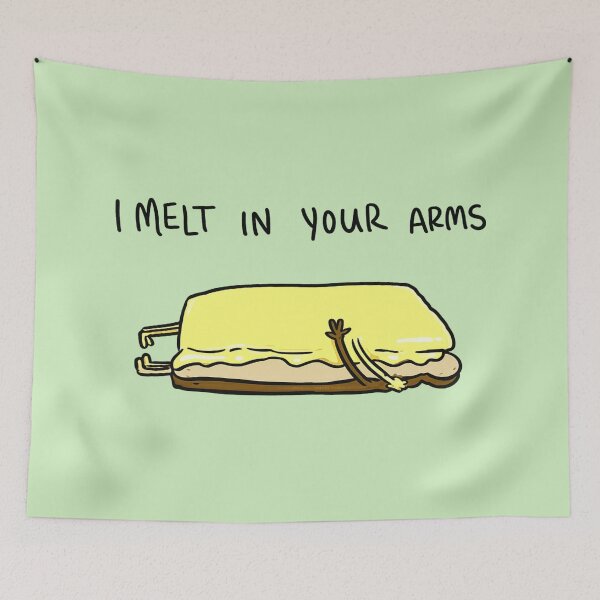 Item preview, I Melt in Your Arms - Cute Food Love Illustration designed and sold by Vicky021.