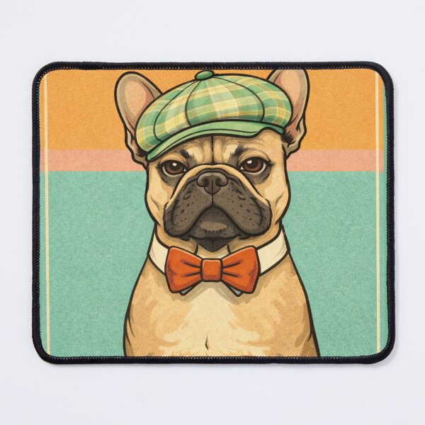 Item preview, French Bulldog Golfer – Retro Gentleman Dog Art designed and sold by Pickled Poppies .