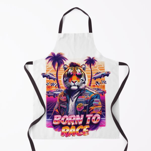 Item preview, Synthwave Racing Tiger: Born To Race designed and sold by newvisionart191.