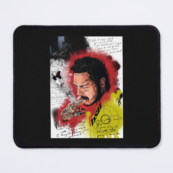Item preview, Post Malone – Live Retro Rockstar Collage designed and sold by walburnodrake.