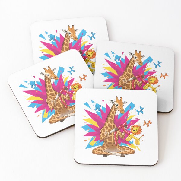 Item preview, Giraffe Balloon Artist - Zen Lion Twister Art designed and sold by PiesPrintsUS.