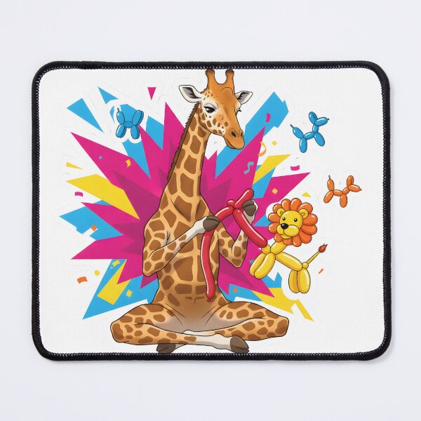 Item preview, Giraffe Balloon Artist - Zen Lion Twister Art designed and sold by PiesPrintsUS.