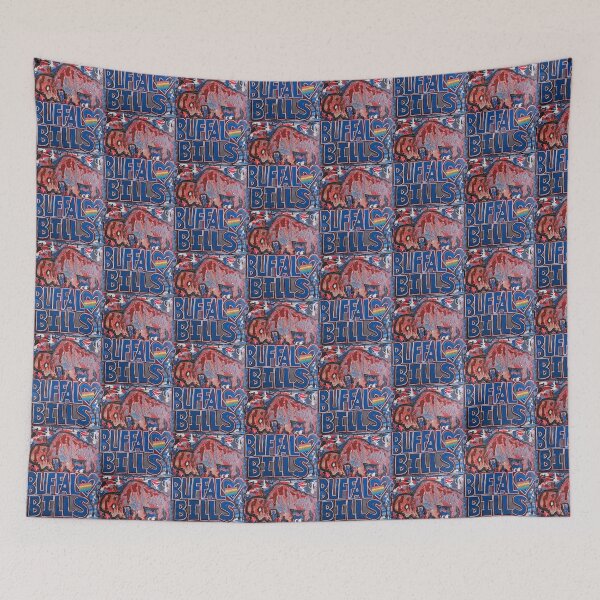 Item preview, Buffalo Bills Passion on Canvas. designed and sold by S.A.F.E Colors of hope studio.