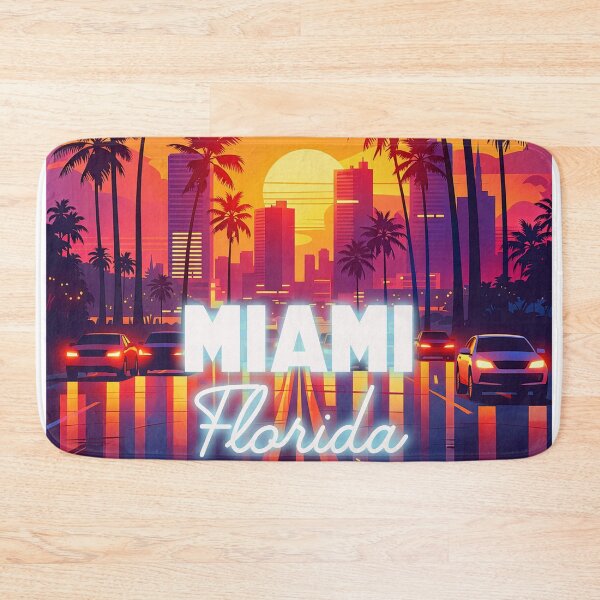 Item preview, retro miami art designed and sold by KiwiGrizzly.