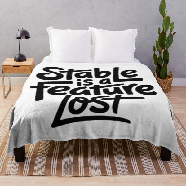 Item preview, Stable Is A Feature Statement Design designed and sold by NewUSShop.