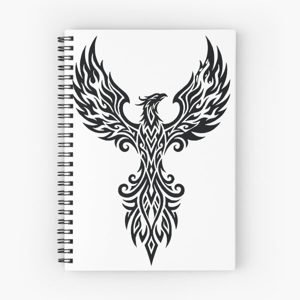 Item preview, Tribal Phoenix Firebird Rising Rebirth Tattoo Style designed and sold by Creative League Ignite.
