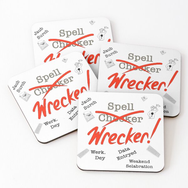 Item preview, Spell Checker Wrecker designed and sold by Calimon.
