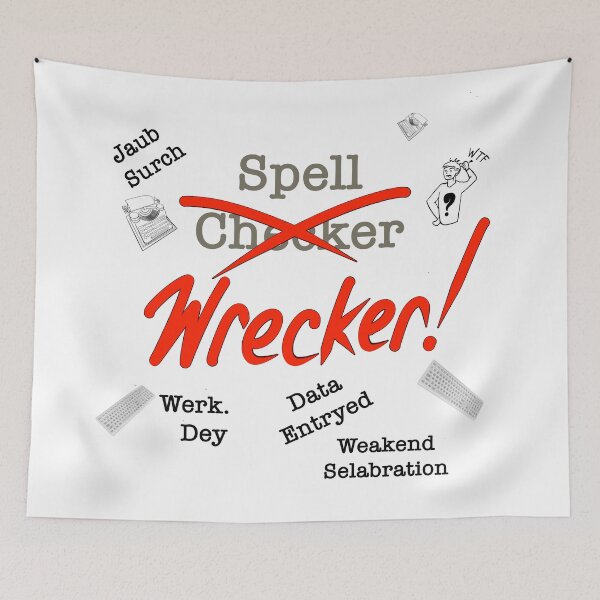 Item preview, Spell Checker Wrecker designed and sold by Calimon.