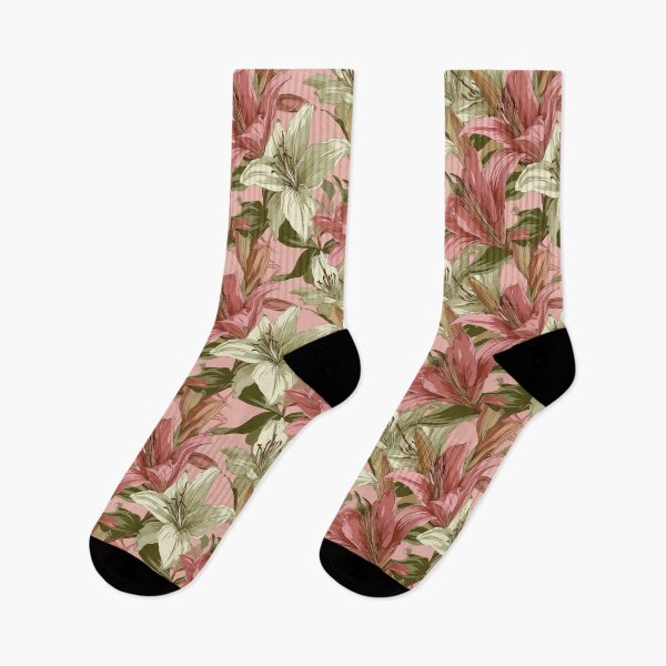Item preview, Edgy Lilies Flower  - Birth Flower Pattern  - Christmas Gifts For Boyfriend designed and sold by RoyalStarsPatts.
