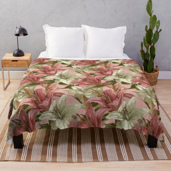 Item preview, Edgy Lilies Flower  - Birth Flower Pattern  - Christmas Gifts For Boyfriend designed and sold by RoyalStarsPatts.