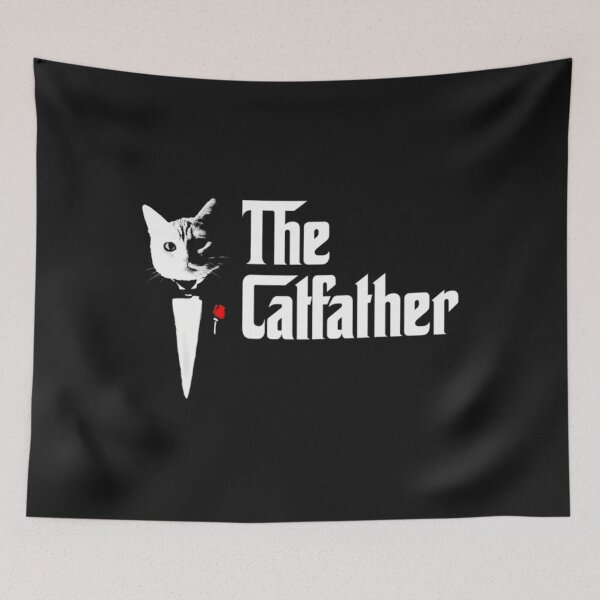 Item preview, The Catfather Father Of Cats Cat Dad designed and sold by Dreamdesigne.