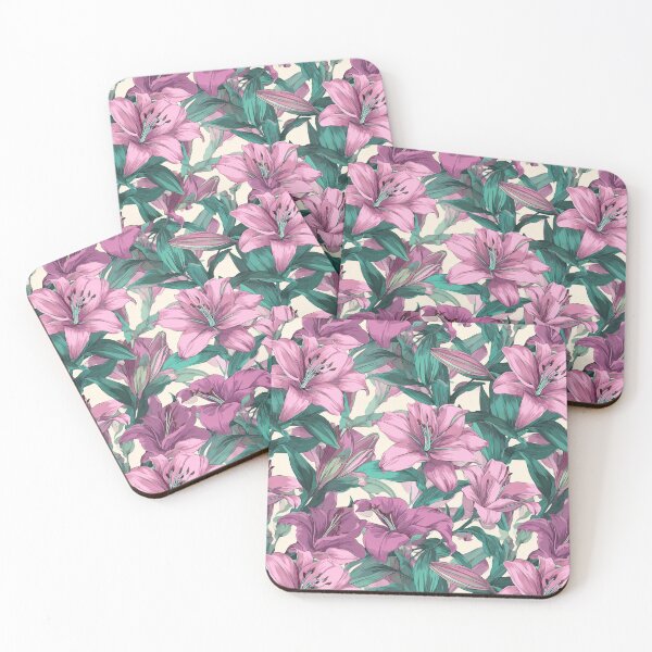 Item preview, Graceful Lilies Texture - Flower Floral Pattern  - Christmas Gifts For Dad designed and sold by RoyalStarsPatts.