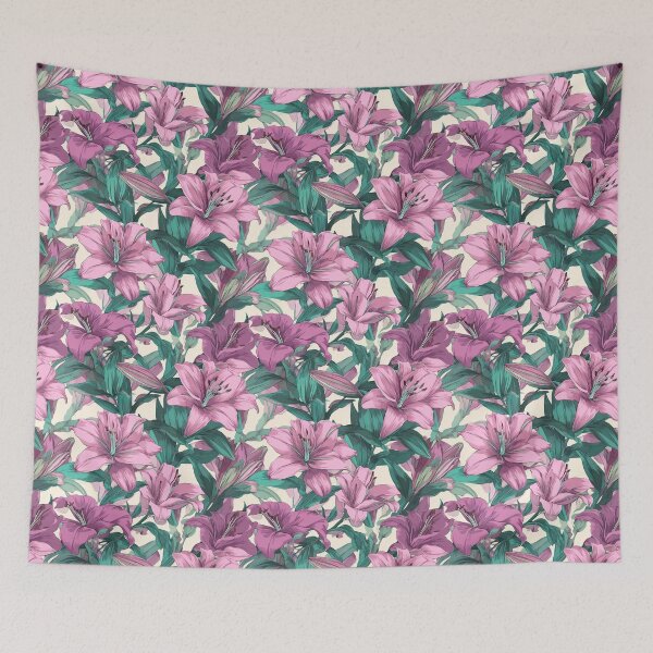 Item preview, Graceful Lilies Texture - Flower Floral Pattern  - Christmas Gifts For Dad designed and sold by RoyalStarsPatts.