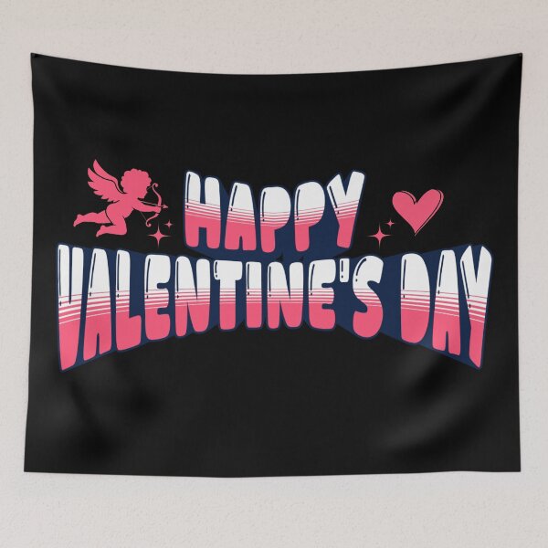 Item preview, Happy Valentine's Day Retro Groovy Cupid Heart designed and sold by Whimsy Works.