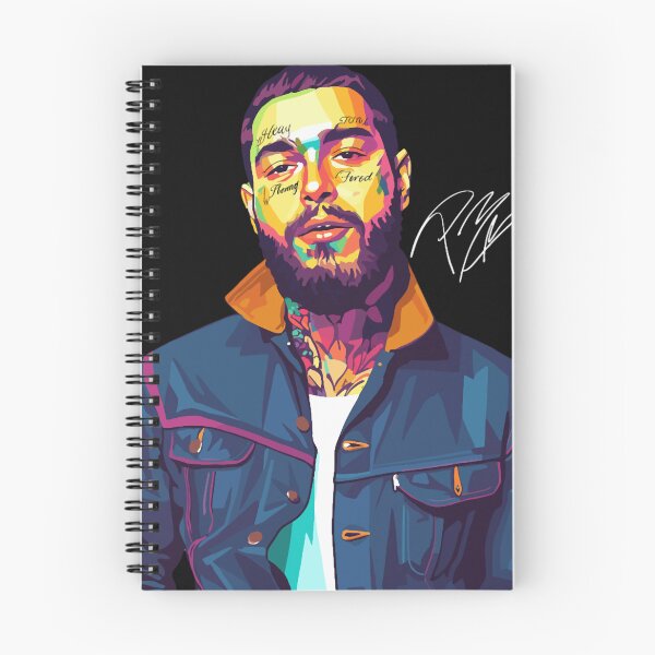 Artikelvorschau, Post Malone Pop Art entworfen und verkauft von qlowrybuckley.