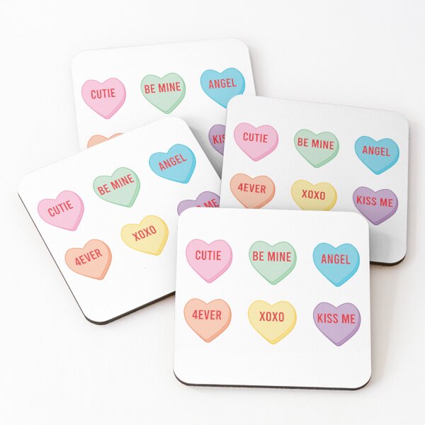 Item preview, Sweet Candy Hearts designed and sold by randkcreativeco.