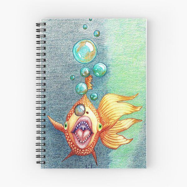 Item preview, Crazy orange goldfish designed and sold by ArteeFartee.