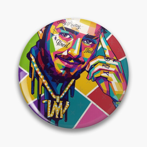 Artikelvorschau, Post Malone Pop Art entworfen und verkauft von qlowrybuckley.