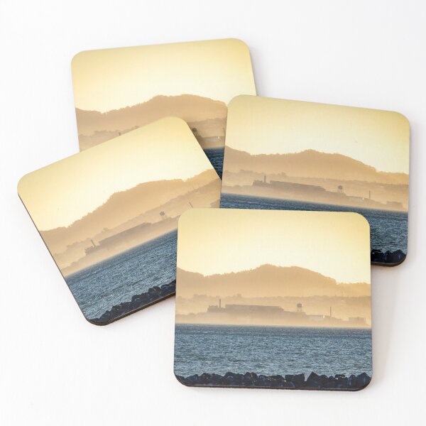Item preview, Golden Haze Over Alcatraz designed and sold by TheHikersEye.