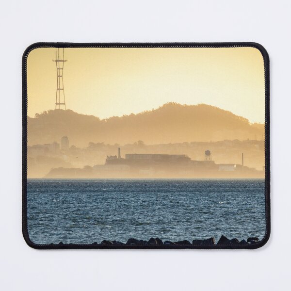 Item preview, Golden Haze Over Alcatraz designed and sold by TheHikersEye.