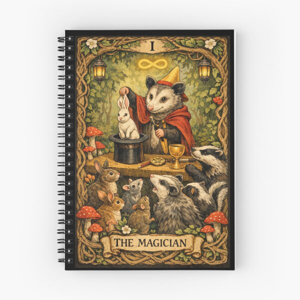 Item preview, The Opossum Magician Tarot Card designed and sold by Poppy the Opossum .