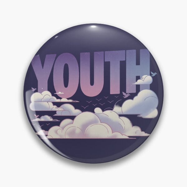 Item preview, YOUTH – Dreamy Sky & Clouds Typography (Inspired by BTS) designed and sold by Meivelle.