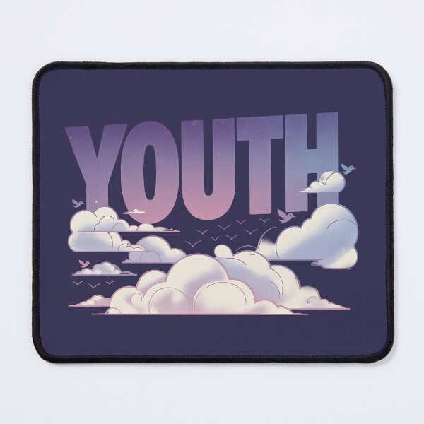 Item preview, YOUTH – Dreamy Sky & Clouds Typography (Inspired by BTS) designed and sold by Meivelle.