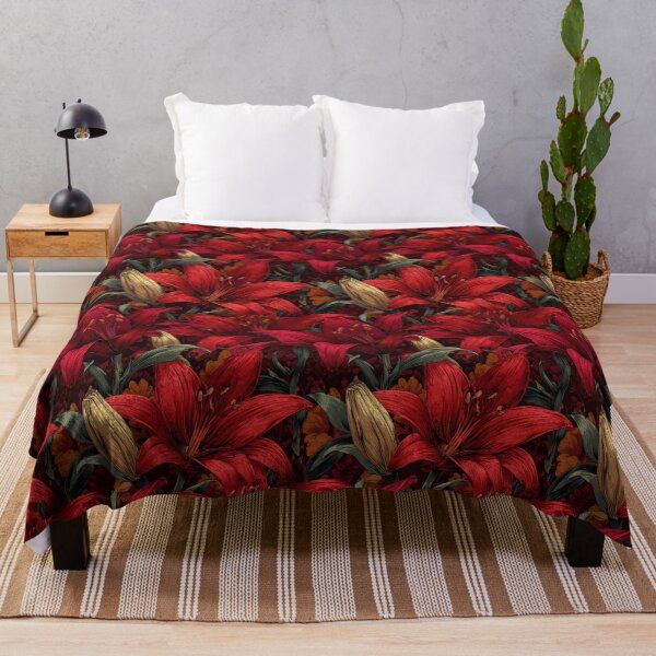 Item preview, Graceful Lilies Texture - Flower Floral Pattern  - Gift Ideas For Mom designed and sold by RoyalStarsPatts.